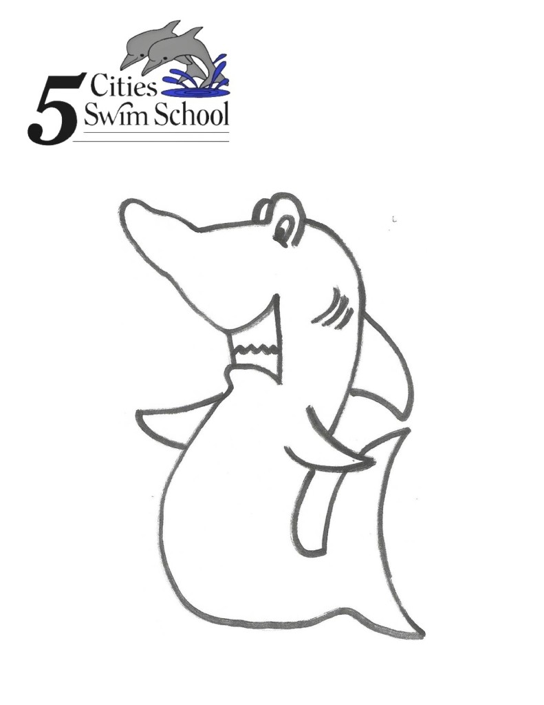 Coloring page Shark